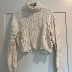 Pieces Cable Knit Sweater